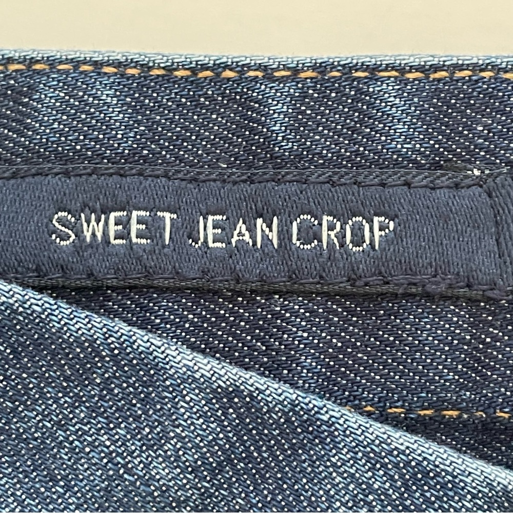 Lucky Brand Women's Sweet Jean Crop, Straight Leg in Blue Denim, Sz 10 / 30 - Picture 9 of 16